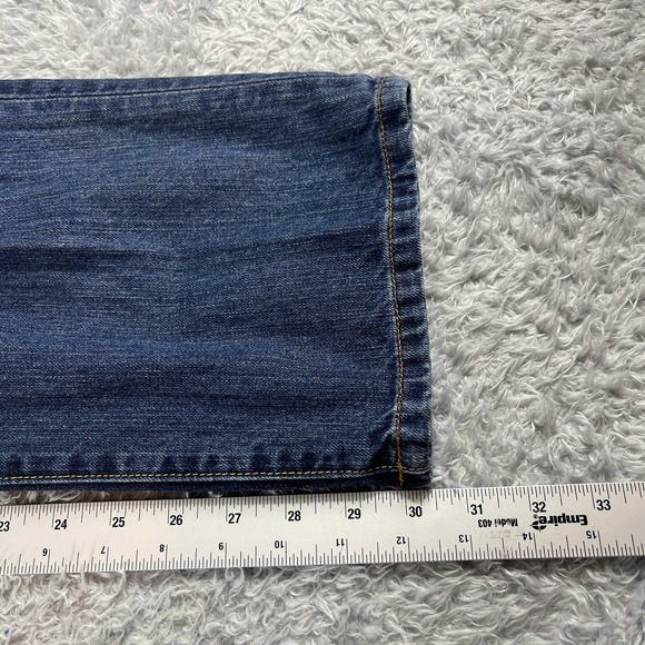 Lucky Brand Blue Jeans Mens Size 28x30 487 Relaxed Fit 100% Cotton - Picture 8 of 11